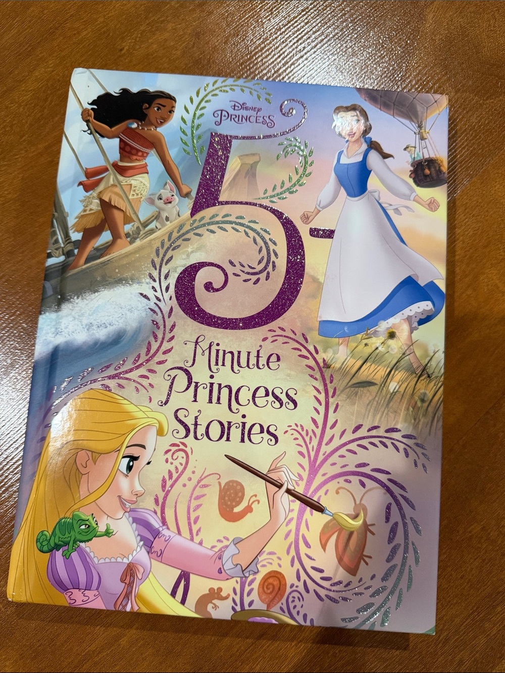Disney Princess 5 Minute Princess Stories - Purple, Pink, Blue